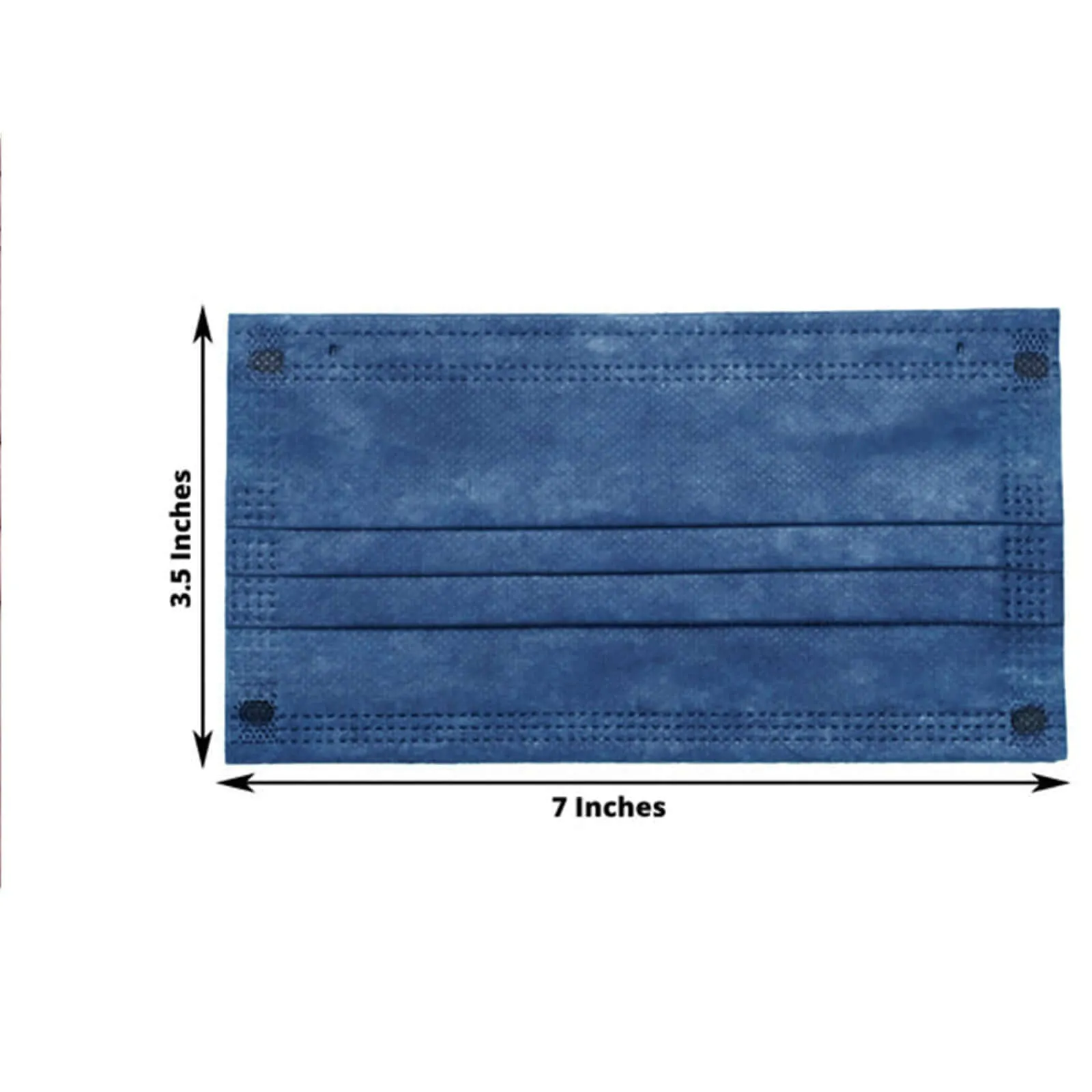 10 Pack 3 Ply Denim Blue Disposable Face Mask Non Woven Mask with Ear Loop - Clearance SALE