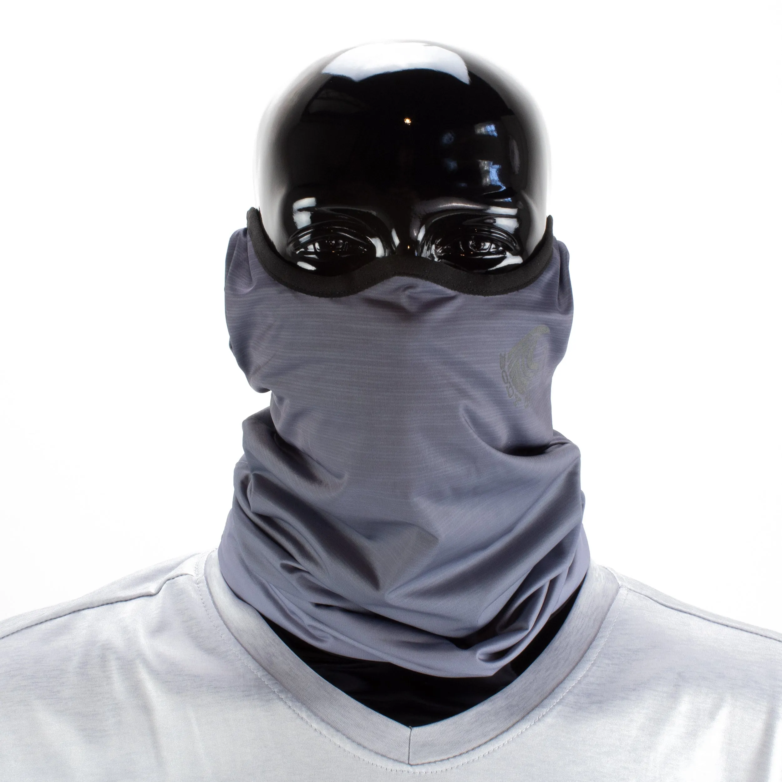 2-Pack Men's Cooling Gaiter Face Masks - Grey/BlueCamo