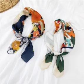 70 Small Square Scarf Silk Scarf Women Summer Neck Scarf Neck Protector Korean Thin Scarf