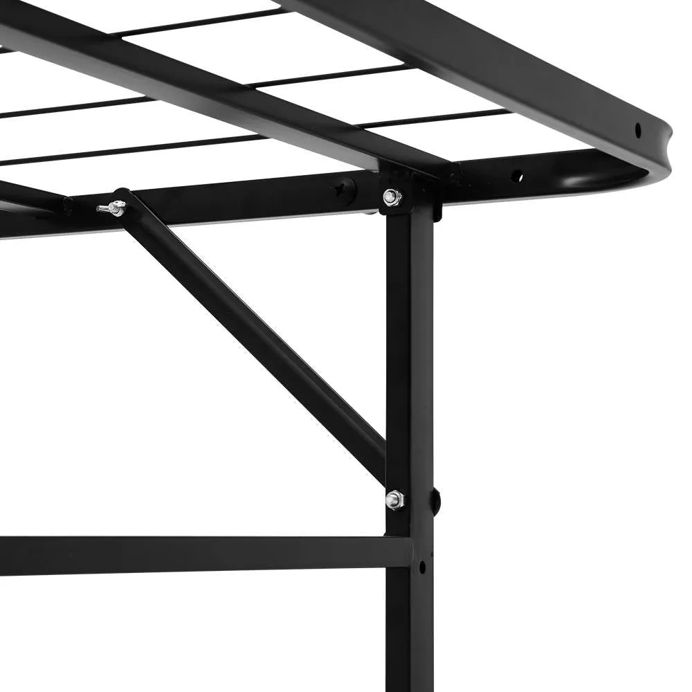 Artiss Folding Bed Frame Metal Base - Queen