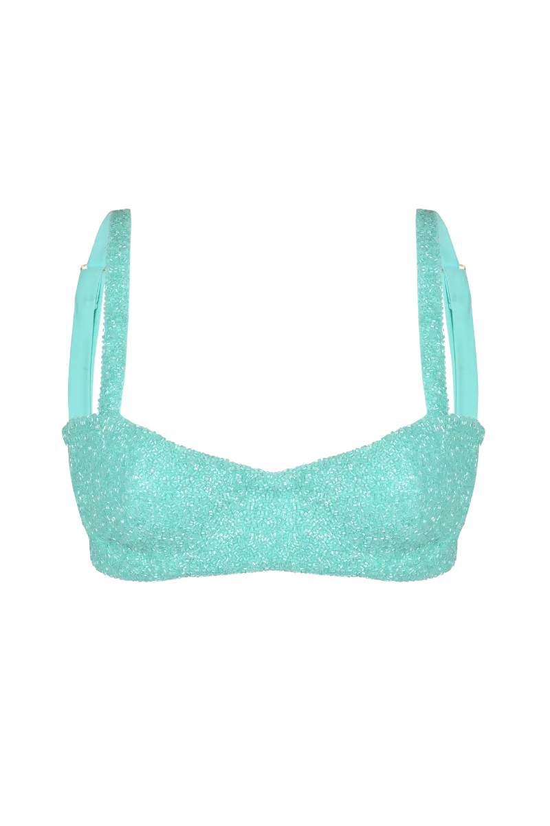 Athena Beaded Bikini Top – Daphne x Oceanus