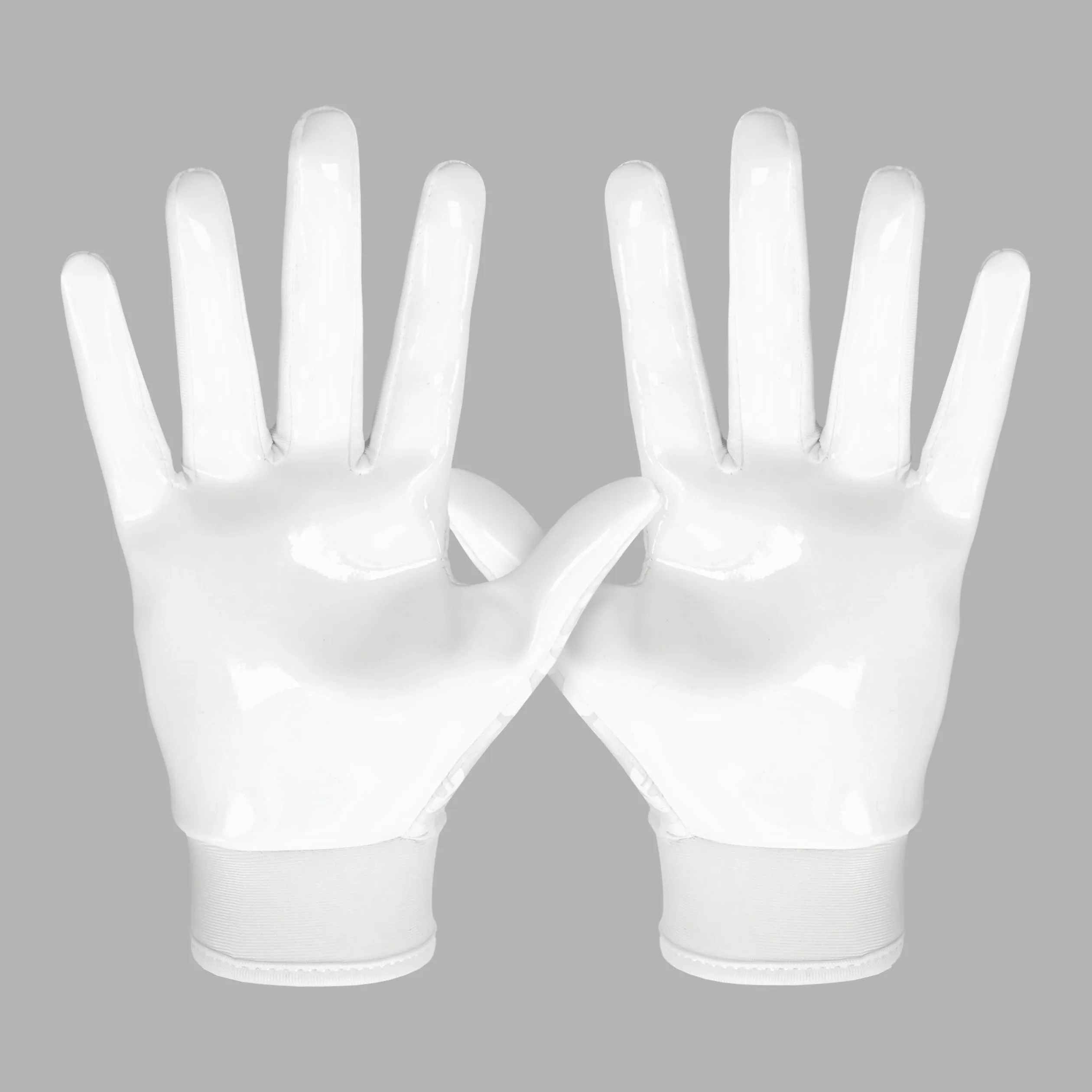 Basic White Sticky Football Receiver Gloves for Women