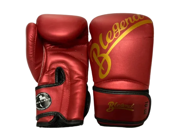 Blegend Boxing Gloves BGL32 Ultimate Velcro Red Gold