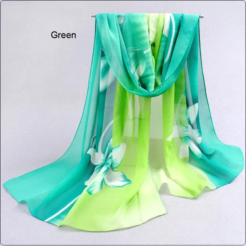 Brand new woman scarf long arab hijab print silk chiffon scarves fashion shawl 160cm*50cm