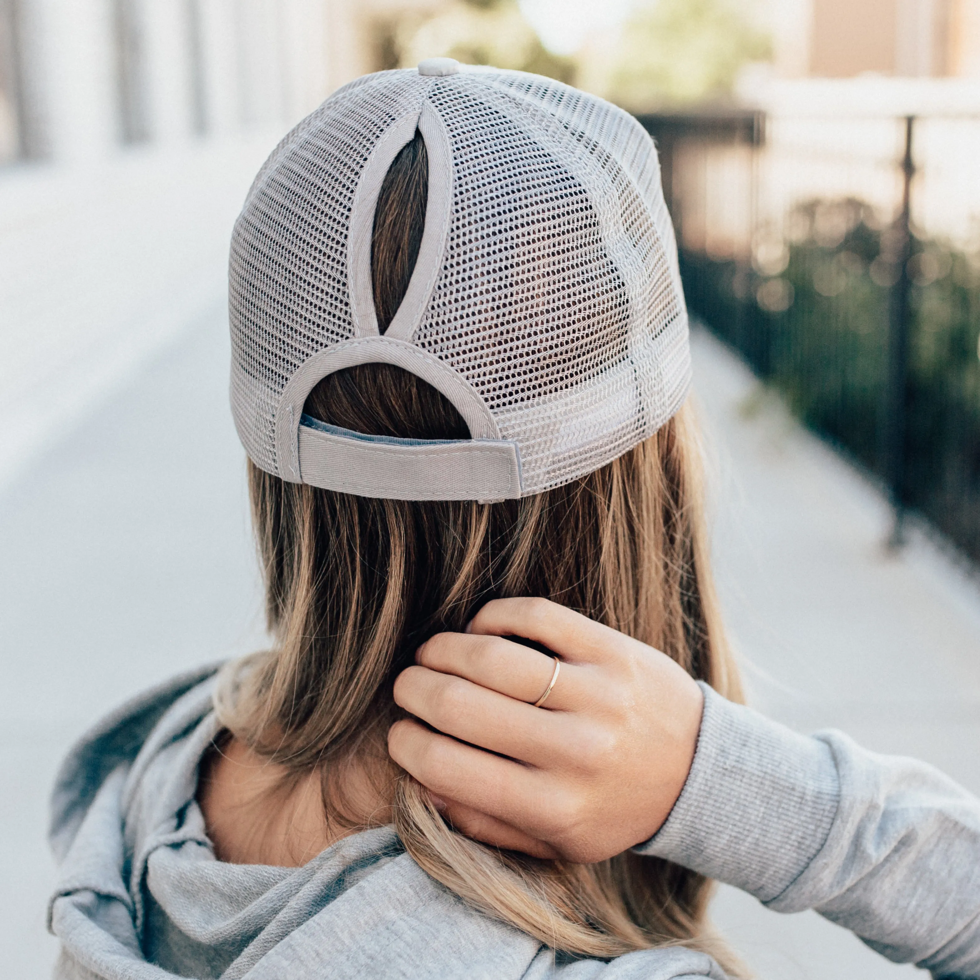 Camo Ponytail Hats