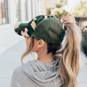 Camo Ponytail Hats