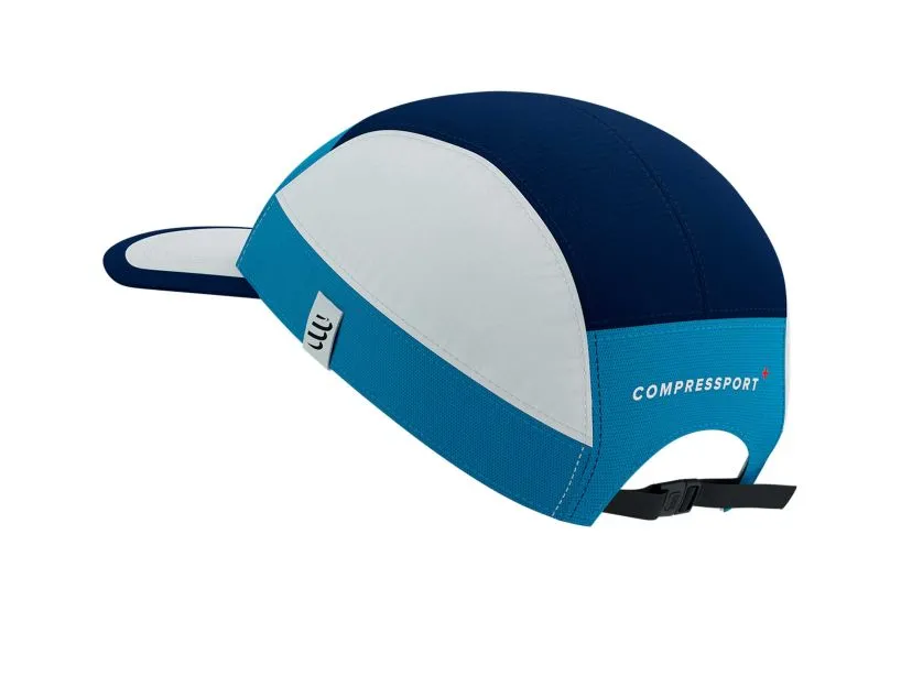 Compressport Unisex's 5 Panel Light Cap - Hawaiian Ocean/Estate Blue