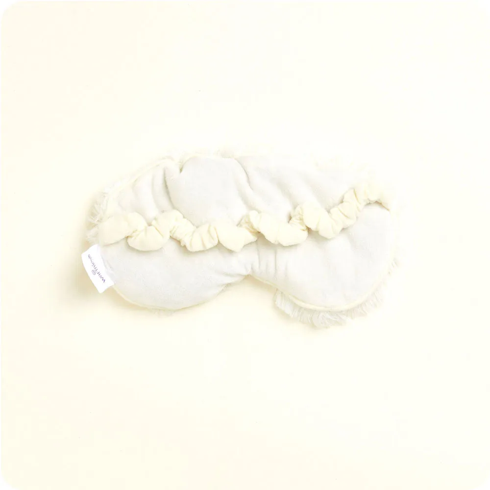 Cream Warmies Eye Mask