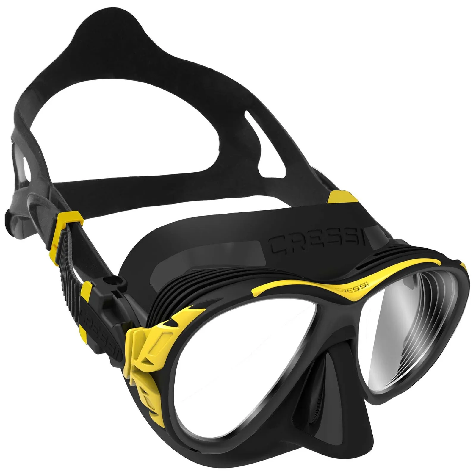 Cressi Naxos Mask - Compact Adult Scuba Diving Mask with Anti-Fog System