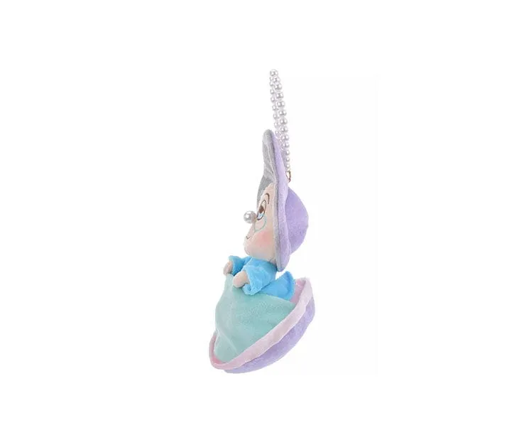 Disney Granny Oyster Plush Pearl Keychain