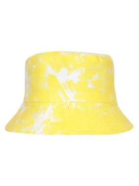 FabSeasons Yellow Reversible Tie-Dye Bucket Hats