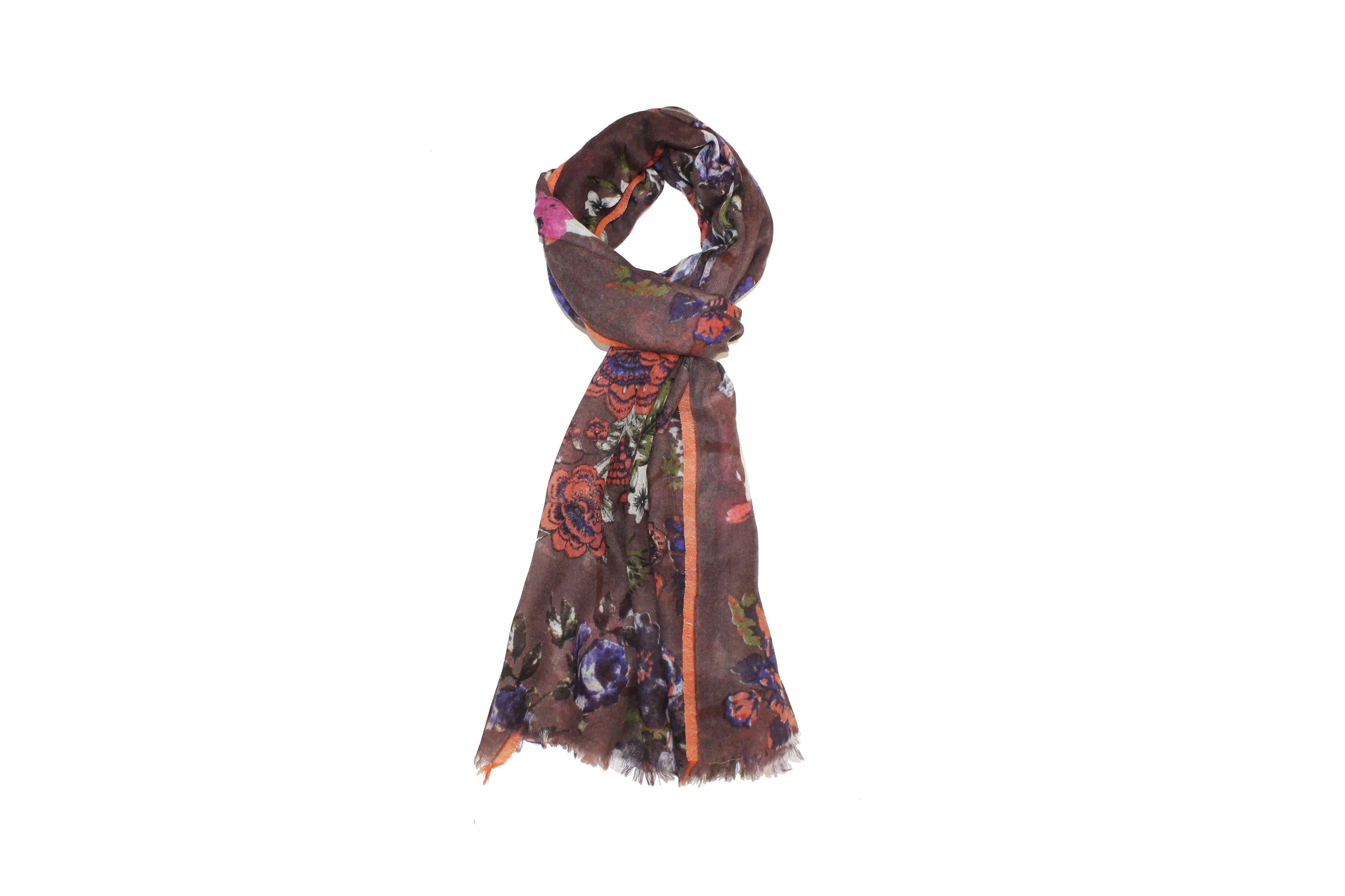 Floral Exotic Blossoms Scarf