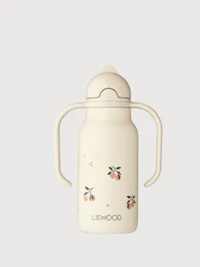 Kimmie Water Bottle 250ml Peach/Seashell | Liewood