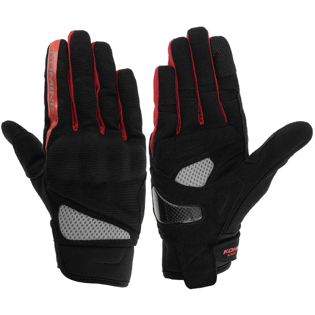 KOMINE GK-1633 3D PROTECT MOTORCYCLE MESH GLOVES