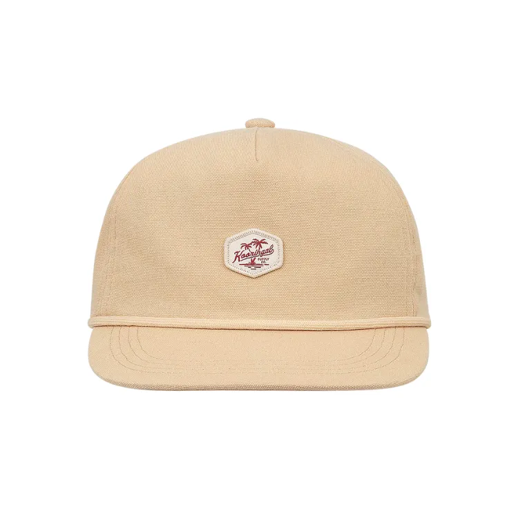 Kooringal Mens 5 Panel Cap Bramston - Natural