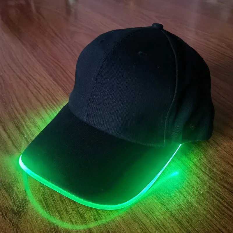 LED fiber optic hats