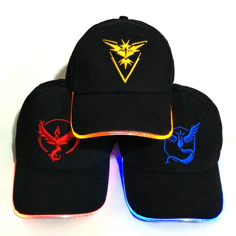 LED fiber optic hats