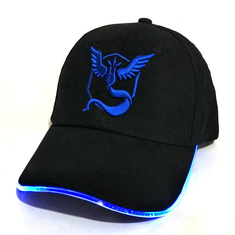 LED fiber optic hats