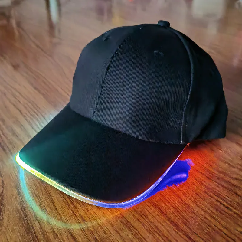 LED fiber optic hats