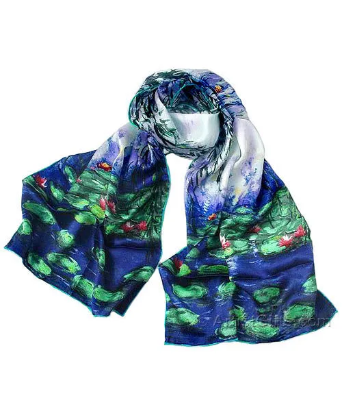 Monet Scarf - Nympheas Reflects de Saule