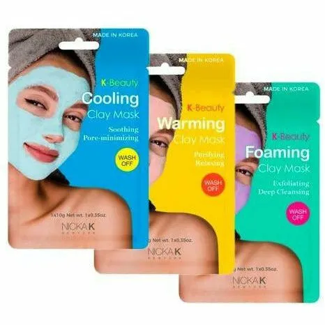 Nicka K: K-Beauty Clay Masks 0.35oz