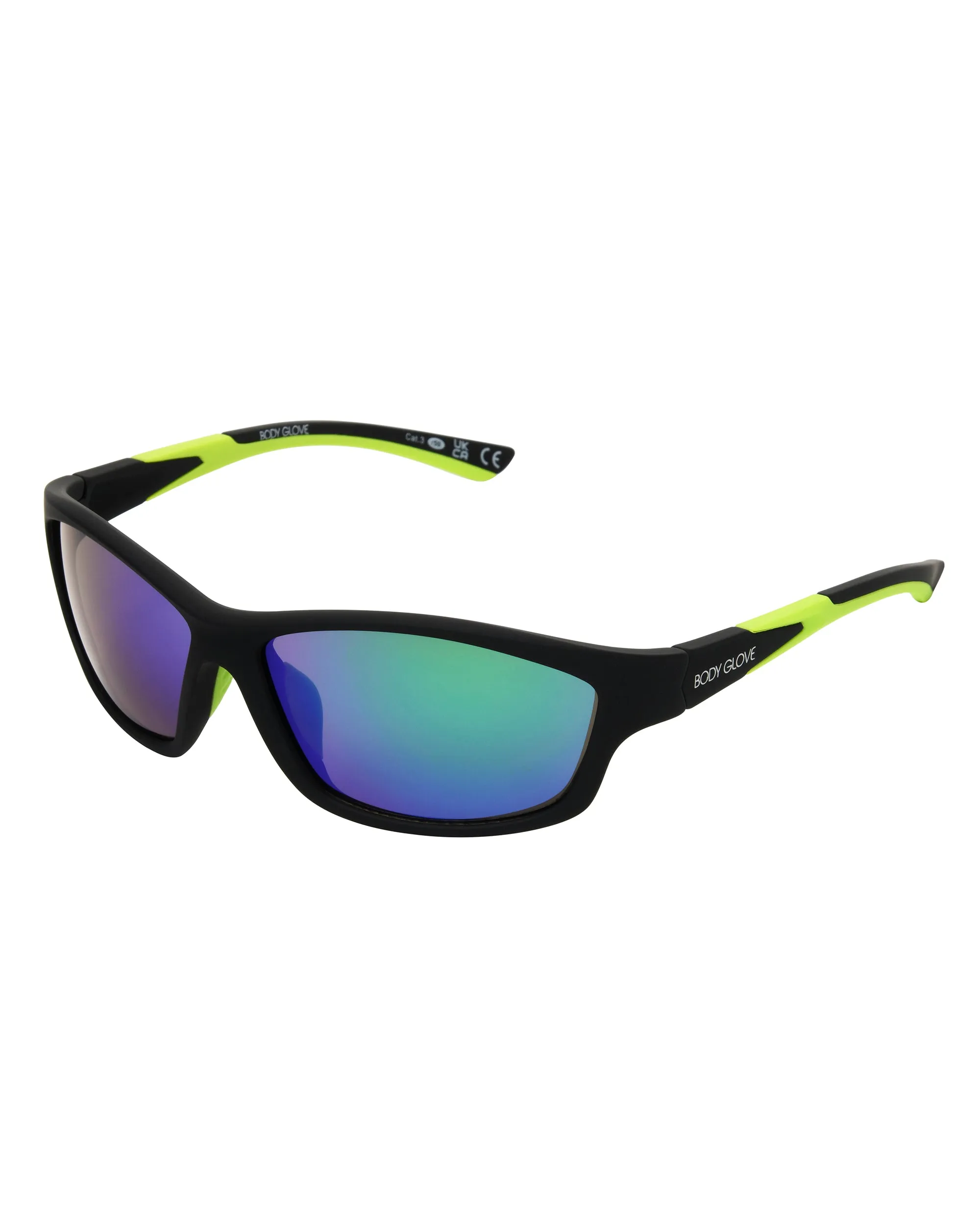 Oceanic Wrap Sunglasses - Black