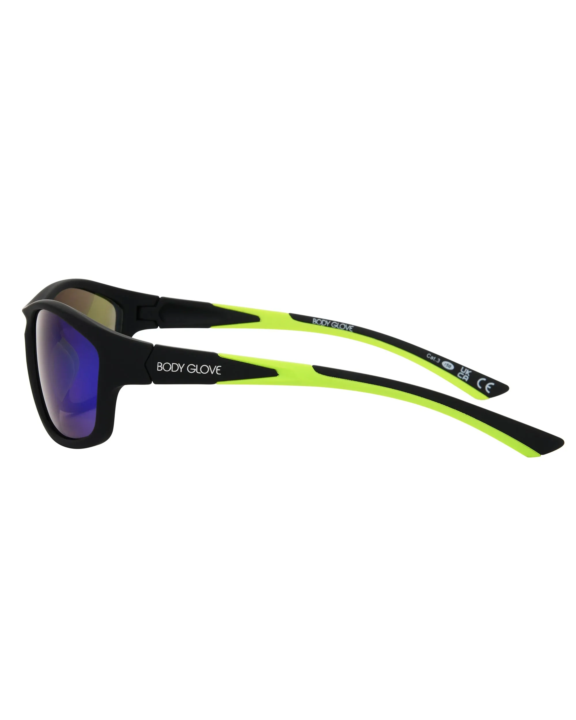 Oceanic Wrap Sunglasses - Black