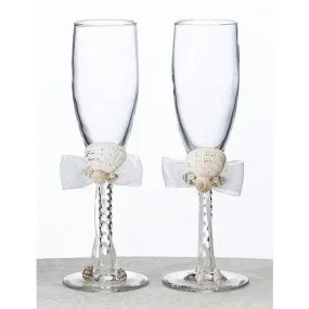 Oceans Away Toasting Glasses