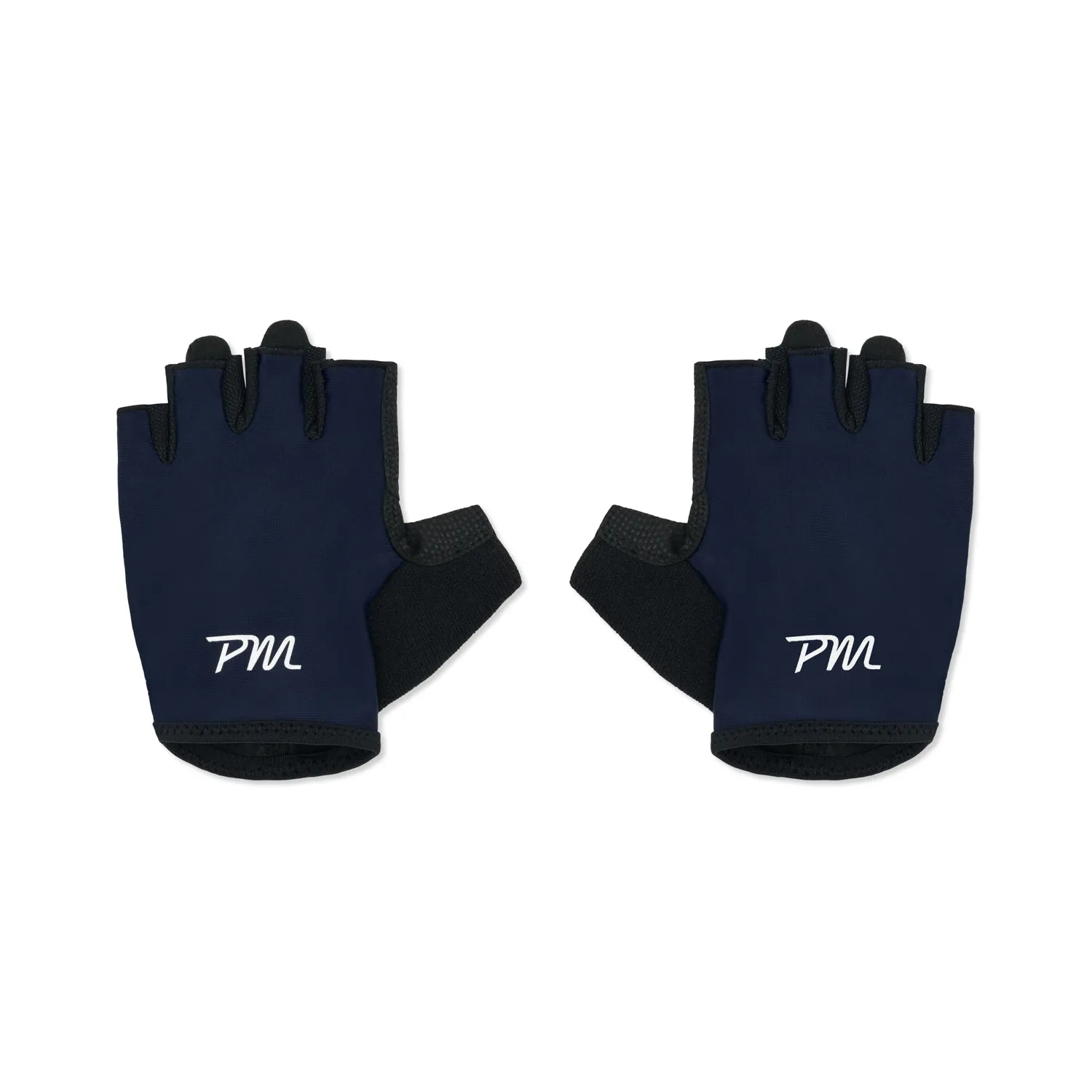 PM Short Finger Glove - Navy / White