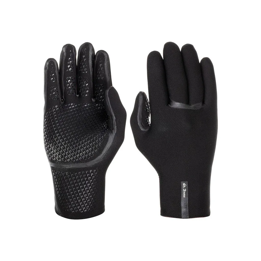 Quiksilver Marathon Session 5 Finger 3mm Gloves- Black