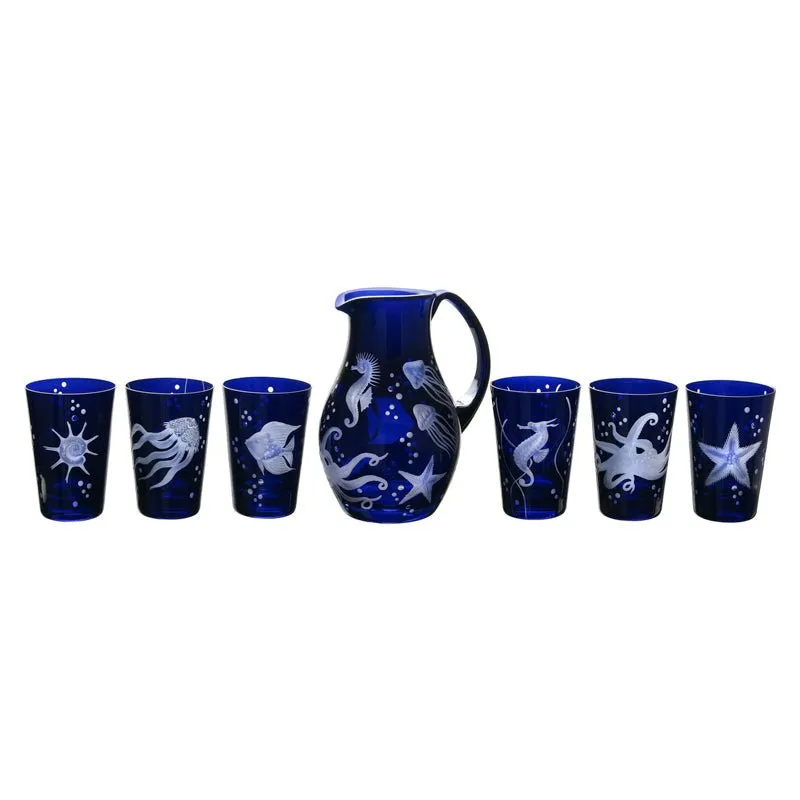 Sea Life Collection Set 6 Tumbler Glasses