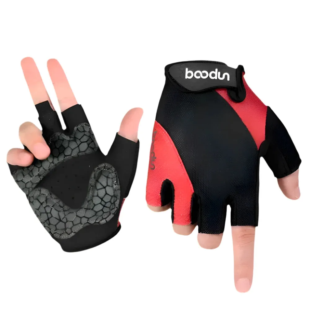 Summer Breathable Cycling Tactical Half Finger Gloves Bike Racing MTB Sport Anti-Slip Shock-Proof Workout Glove Women Men