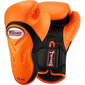 Twins Special Boxing Gloves BGVL6 Black Orange