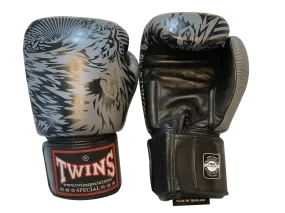 Twins Special Fancy Boxing Gloves FBGVL3-50 Grey/Black