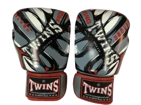 Twins Special Fancy Boxing Gloves FBGVL3-55/GY Demon