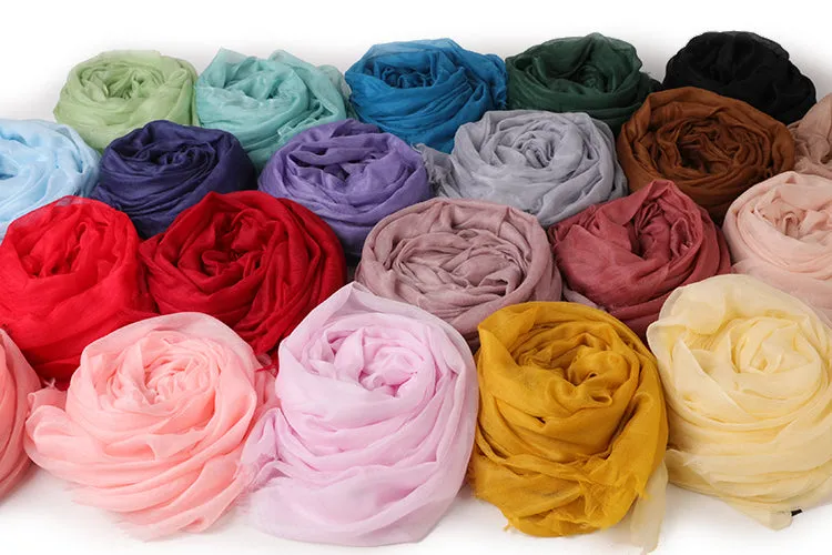 Ultra Thin Women Cashmere Scarf