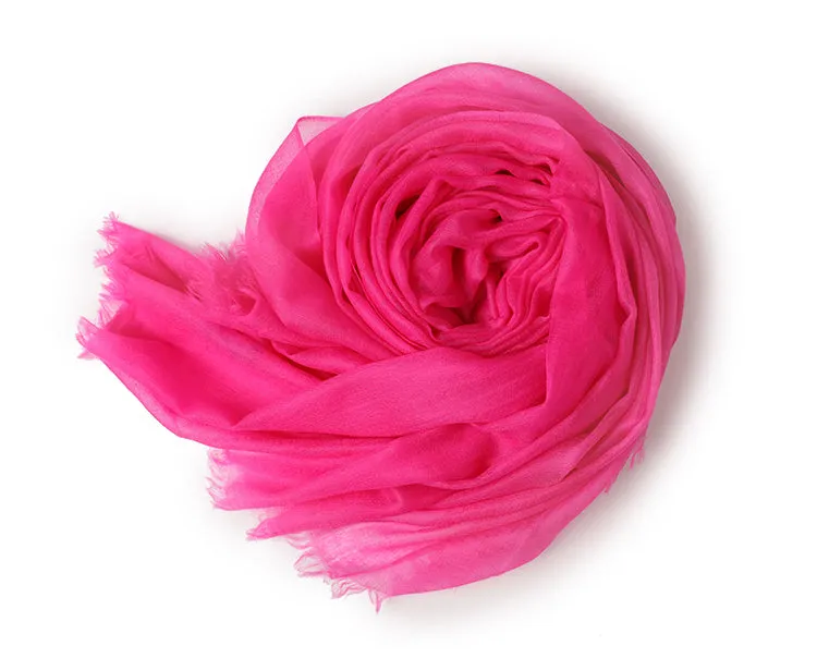 Ultra Thin Women Cashmere Scarf