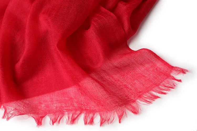 Ultra Thin Women Cashmere Scarf