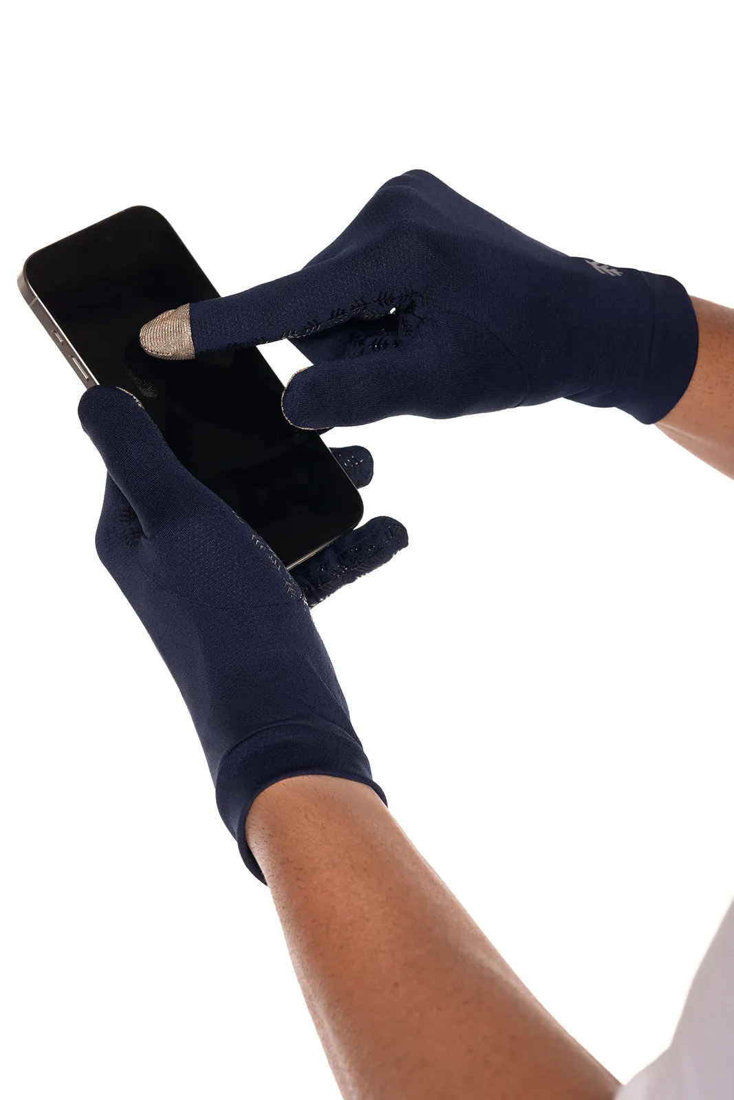 Unisex Gannett UV Gloves | Navy