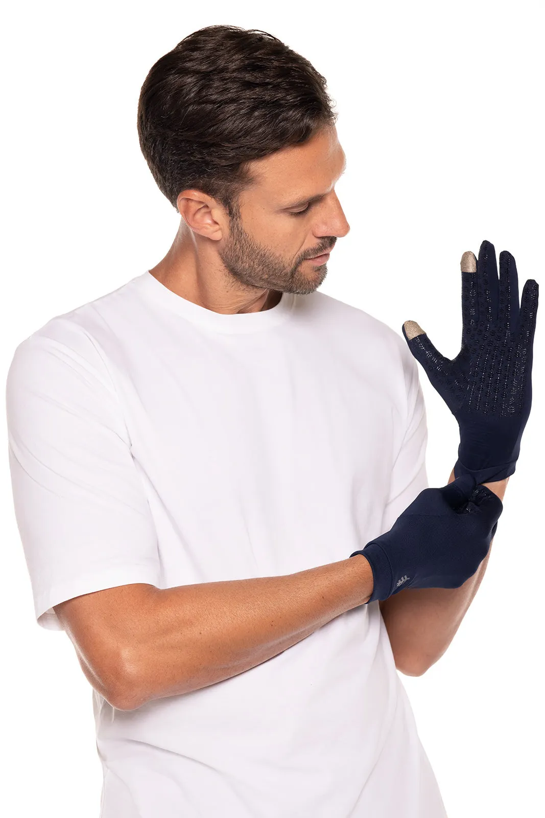 Unisex Gannett UV Gloves | Navy