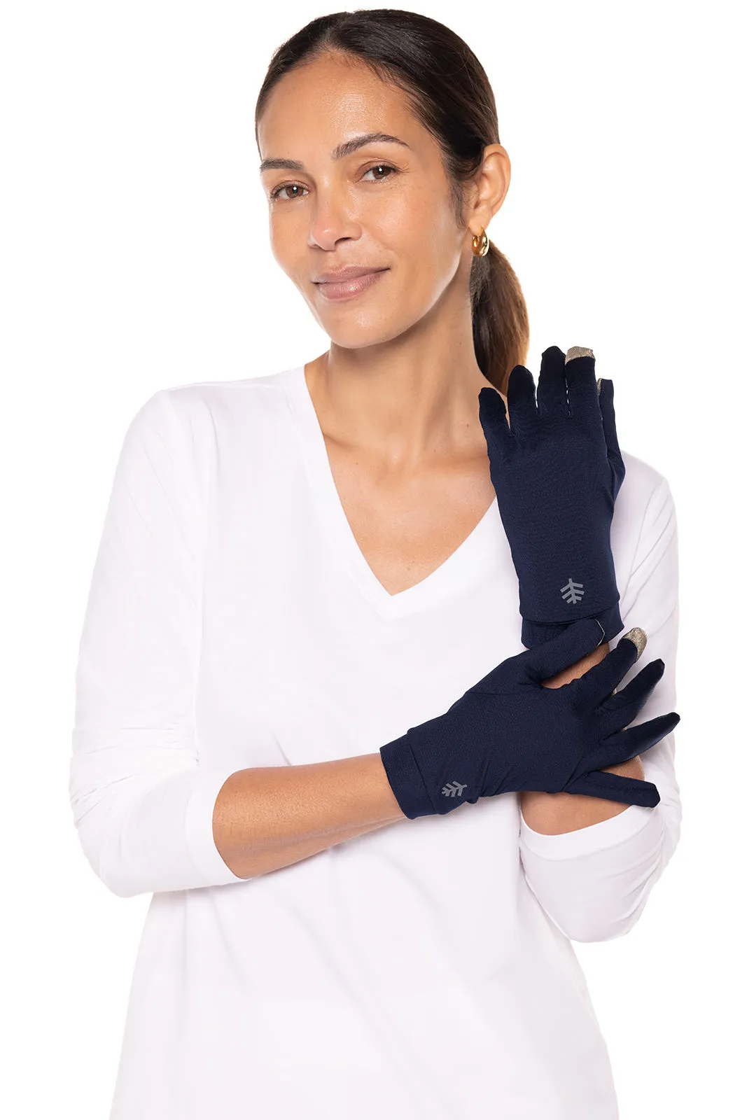 Unisex Gannett UV Gloves | Navy