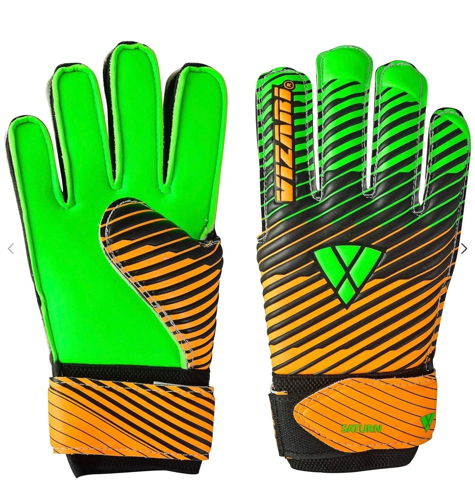 Vizari Saturn Goalkeeper Gloves VZGL92812 GREEN/ORANGE