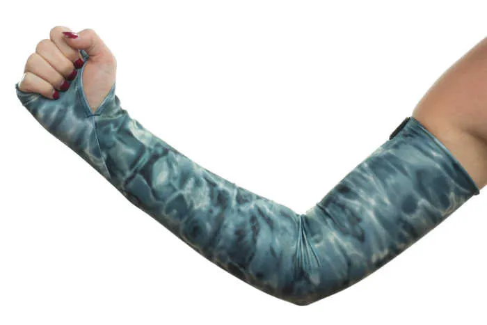 Womens Arm Hand UV Protection Long Sun Sleeves | Aqua Design