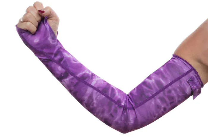 Womens Arm Hand UV Protection Long Sun Sleeves | Aqua Design