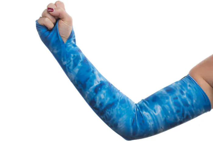 Womens Arm Hand UV Protection Long Sun Sleeves | Aqua Design